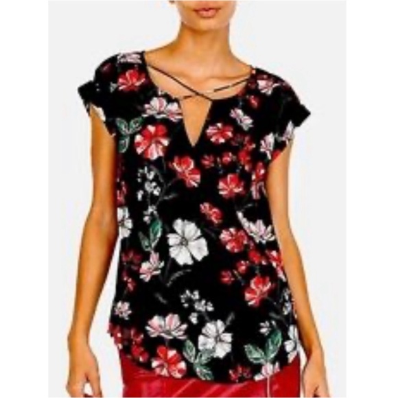 Express Tops - Express Floral Gramercy Blouse Small
